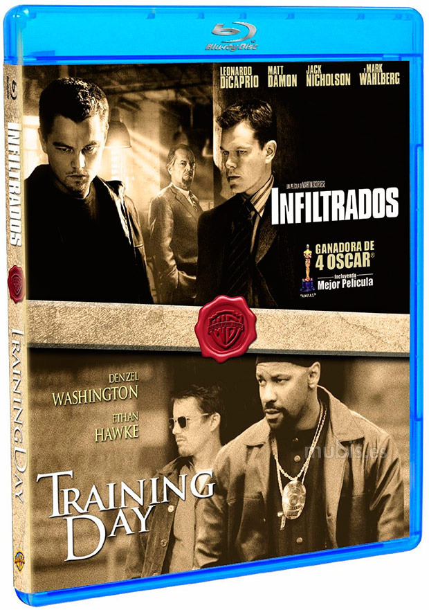 carátula Pack Infiltrados + Training Day Blu-ray 1