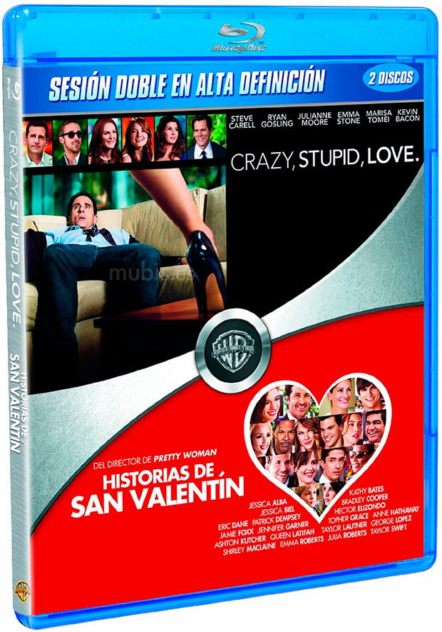 carátula Pack Crazy Stupid Love + Historias De San Valentín Blu-ray 1