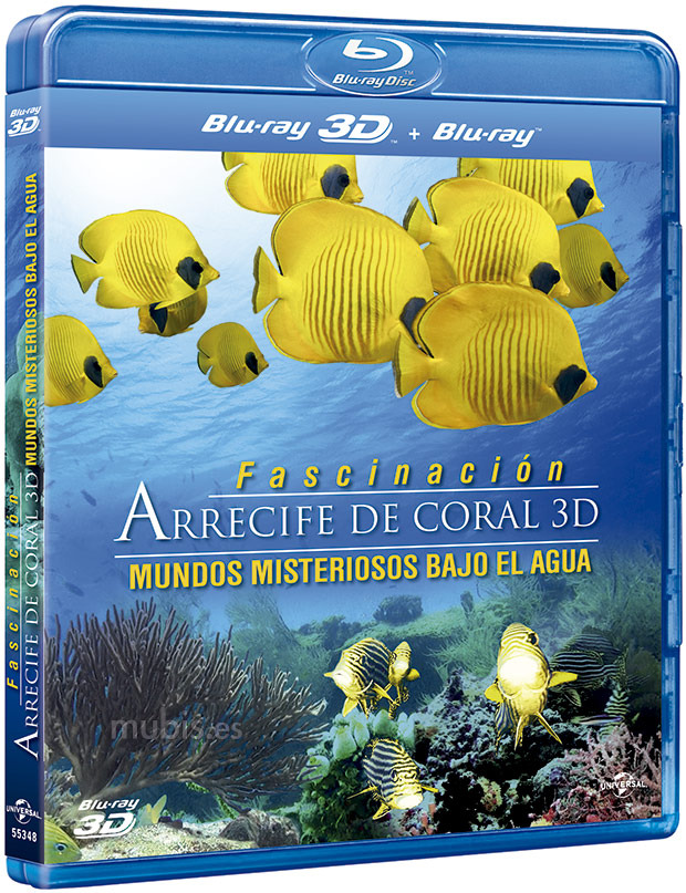 carátula Arrecife de Coral 3D: Mundos Misteriosos bajo el Agua  Blu-ray+Blu-ray 3D 1