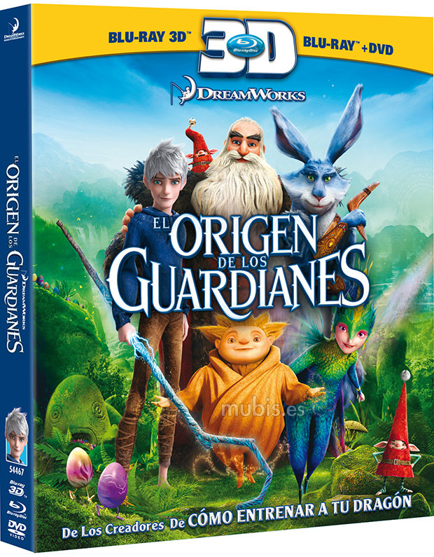 El Origen de los Guardianes Blu-ray 3D