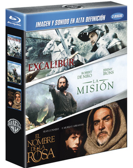 Pack Excalibur + La Misión + El Nombre de la rosa Blu-ray