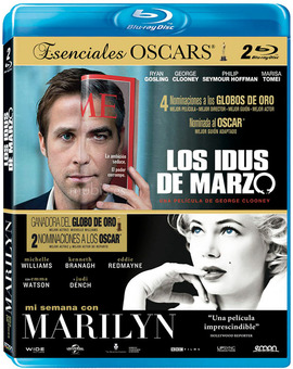 Pack Los Idus de Marzo + Mi Semana con Marilyn Blu-ray