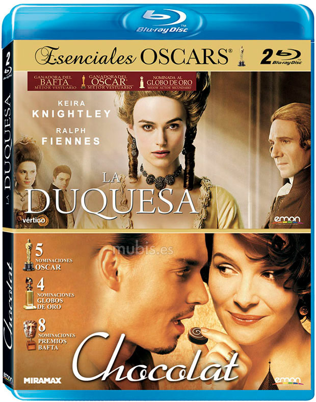 carátula Pack La Duquesa + Chocolat Blu-ray 1