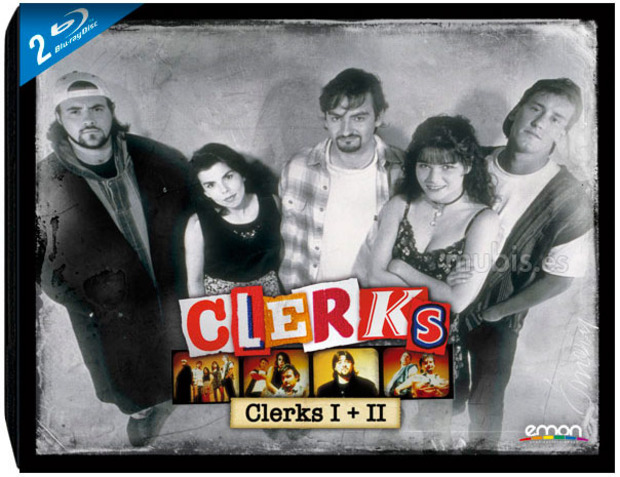 carátula Clerks I y II - Edición Horizontal Blu-ray 1