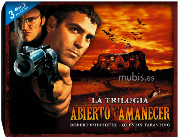 carátula Trilogía Abierto Hasta el Amanecer - Edición Horizontal Blu-ray 1