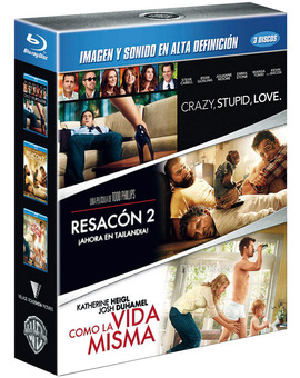 Pack Crazy Stupid Love + Resacón en Las Vegas 2 + Como la Vida Misma Blu-ray