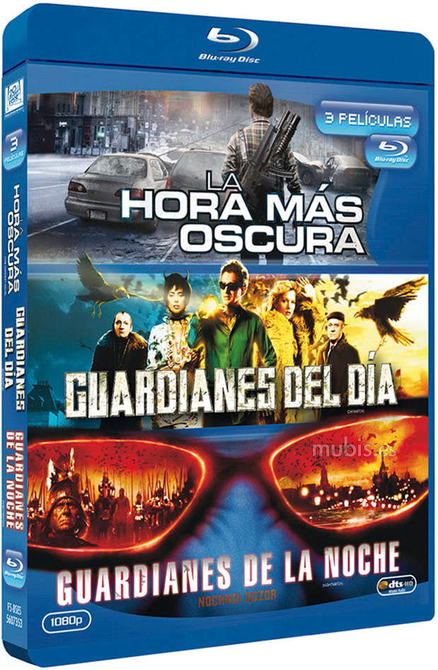 Pack La Hora Más Oscura + Guardianes del Día + Guardianes de la Noche Blu-ray