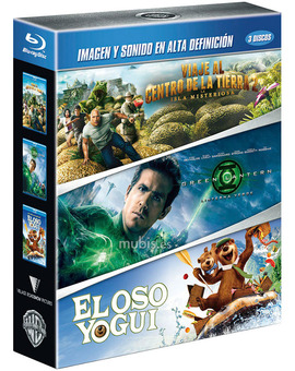 Pack Viaje al Centro de la Tierra 2 + Linterna Verde + El Oso Yogui Blu-ray