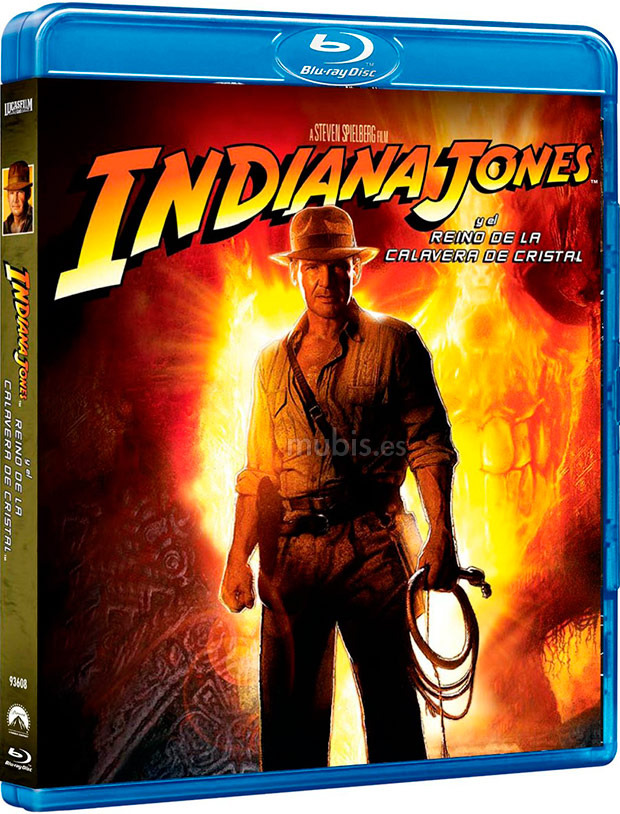 carátula Indiana Jones y el Reino de la Calavera de Cristal Blu-ray 1