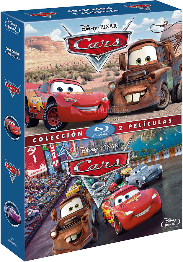 carátula Pack Cars + Cars 2 Blu-ray 1
