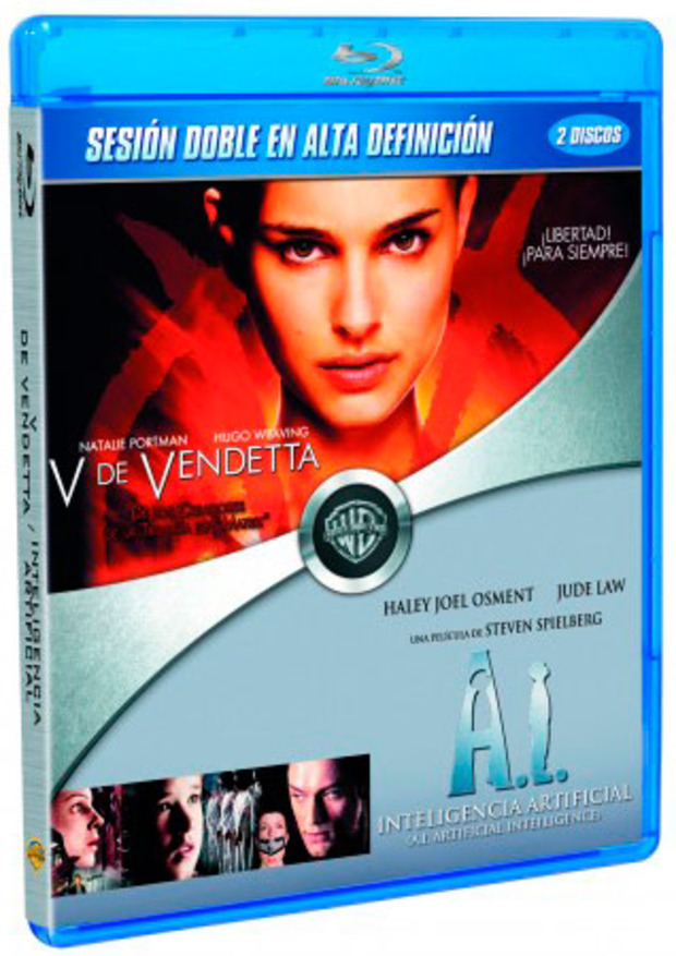 Pack V de Vendetta + A.I. Inteligencia Artificial Blu-ray