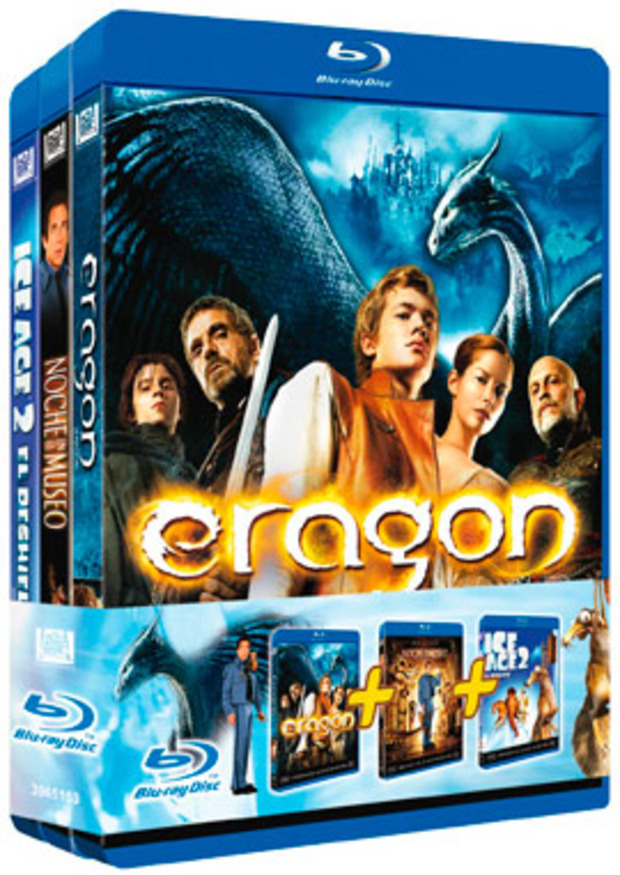 Pack Eragon + Ice Age 2 + Noche en el Museo Blu-ray