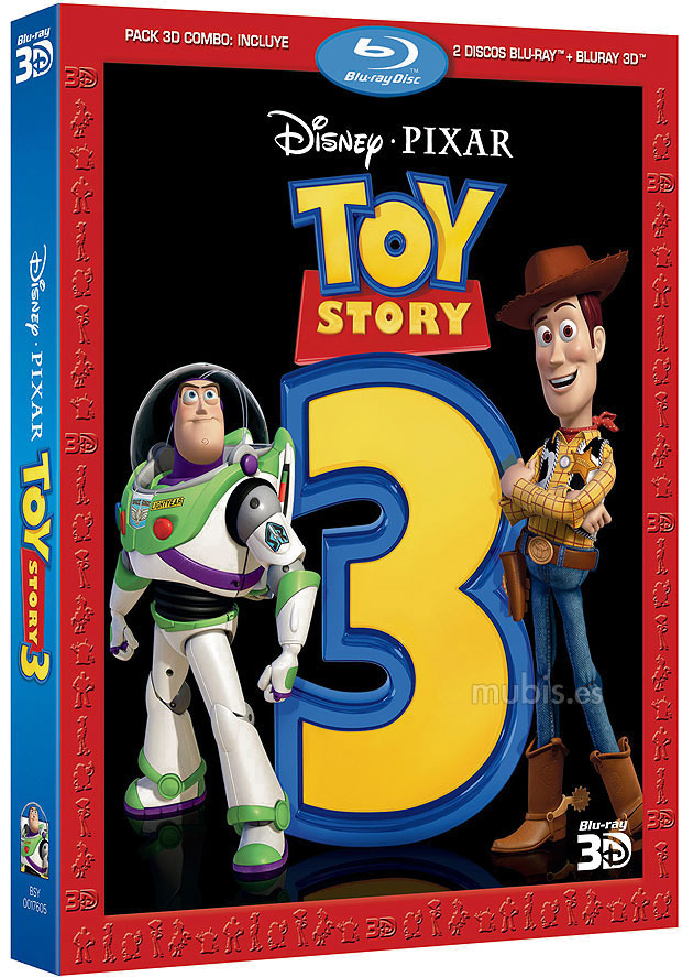 carátula Toy Story 3 Blu-ray 3D 1