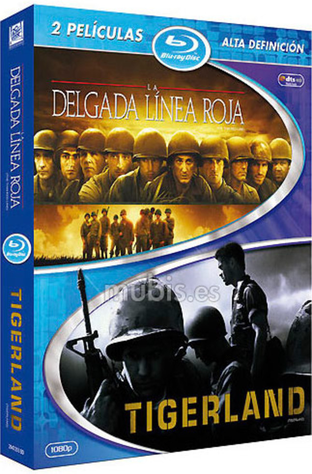 carátula Pack La Delgada Línea Roja + Tigerland Blu-ray 1