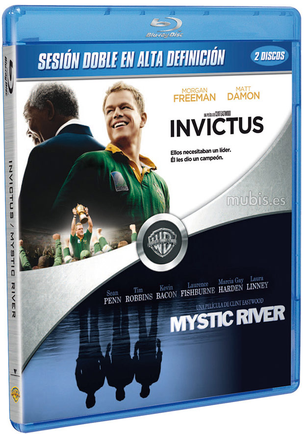 Pack Invictus + Mystic River Blu-ray