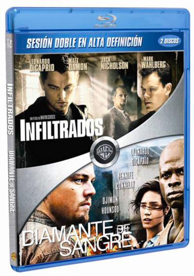 Pack Infiltrados + Diamante de Sangre Blu-ray