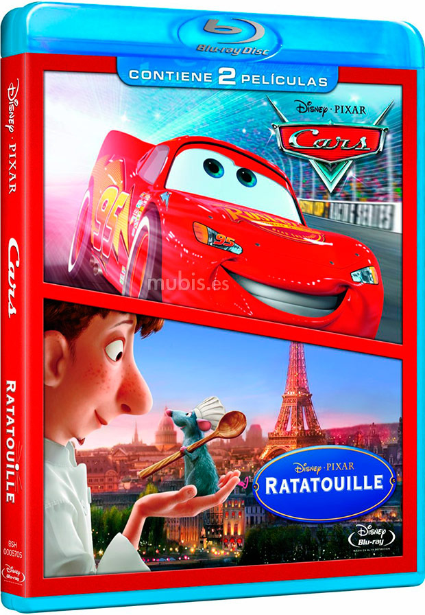 Pack Cars + Ratatouille Blu-ray