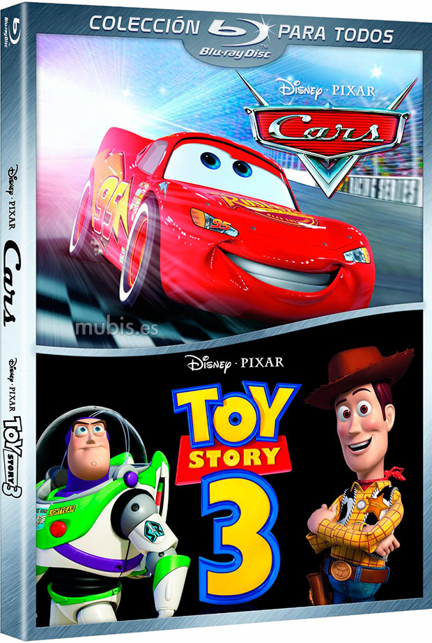 carátula Pack Cars + Toy Story 3 Blu-ray 0