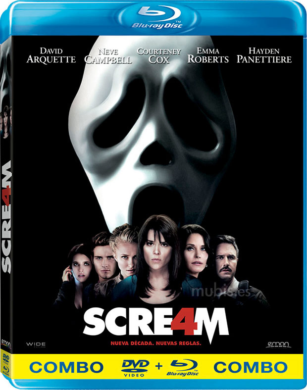 carátula Scream 4 (Combo Blu-ray + DVD) Blu-ray 1