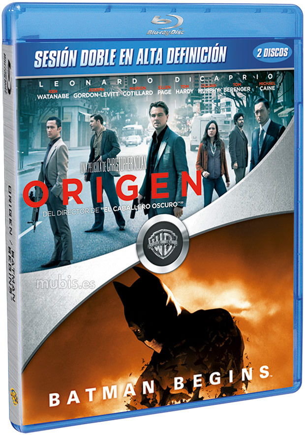 Pack Origen + Batman Begins Blu-ray