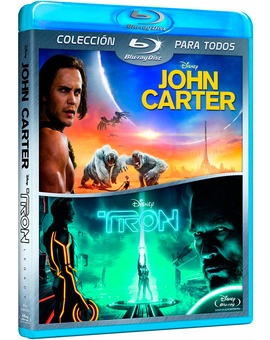 Pack John Carter + Tron Legacy Blu-ray