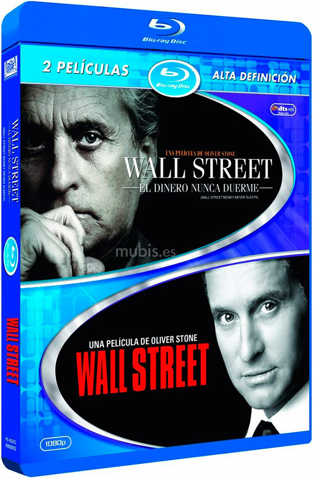 carátula Pack Wall Street + Wall Street: El Dinero Nunca Duerme Blu-ray 1