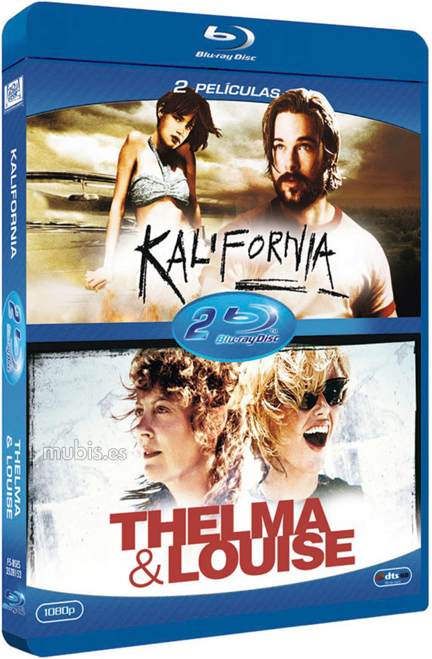 carátula Pack Kalifornia + Thelma y Louise Blu-ray 1