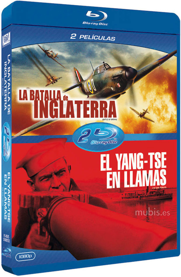 carátula Pack La Batalla de Inglaterra + El Yang-Tse en Llamas Blu-ray 0