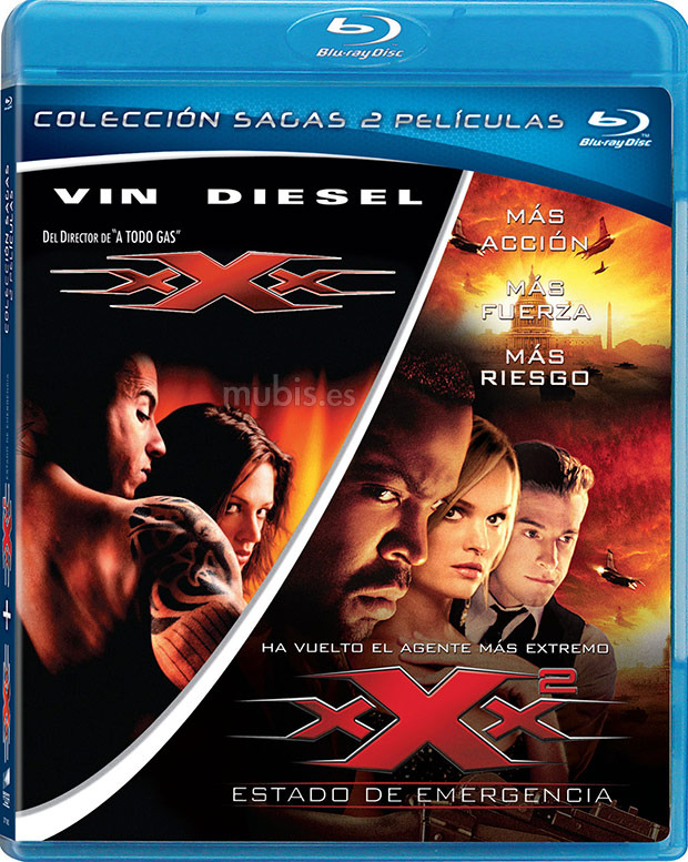 carátula Pack xXx + xXx 2: Estado de Emergencia Blu-ray 0