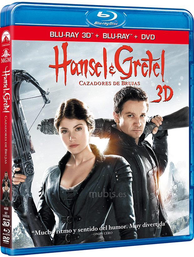 carátula Hansel y Gretel: Cazadores de Brujas Blu-ray 3D 1