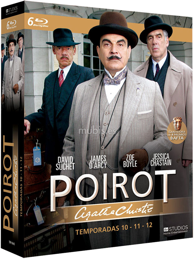 carátula Poirot - Temporadas 10, 11 y 12 Blu-ray 1