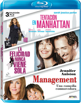 Pack Tentación en Manhattan + La Felicidad Nunca viene Sola + Management Blu-ray