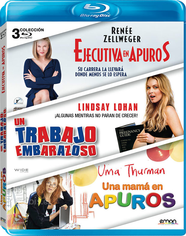 carátula Pack Ejecutiva en Apuros + Un Trabajo Embarazoso + Una Mamá en Apuros Blu-ray 0