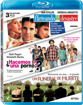 Pack Flirteando con el Desastre + ¿Hacemos una Porno? + Un Funeral de Muerte Blu-ray