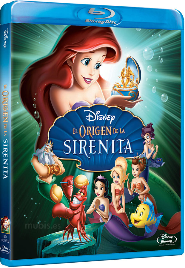 carátula El Origen de La Sirenita Blu-ray 1