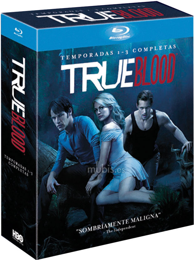 carátula True Blood - Temporadas 1 a 3 Blu-ray 1