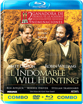 El Indomable Will Hunting (Combo Blu-ray + DVD) Blu-ray