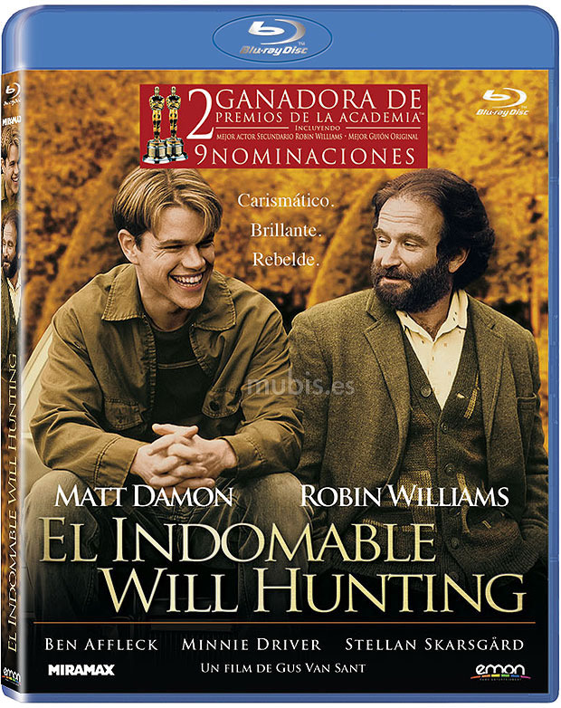 carátula El Indomable Will Hunting Blu-ray 1