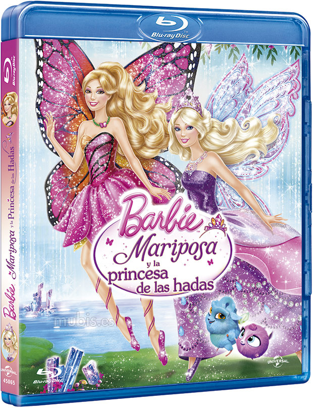 carátula Barbie Mariposa y la Princesa de las Hadas Blu-ray 1