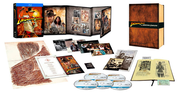 carátula Indiana Jones - Las Aventuras Completas (Edición Coleccionista) Blu-ray 1