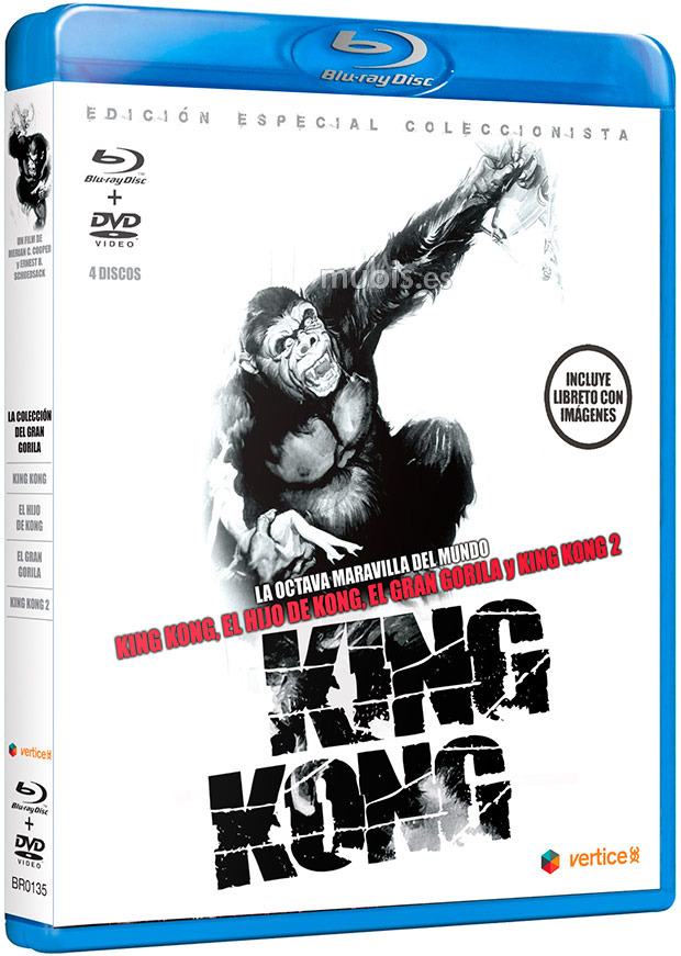 carátula King Kong - Edición Especial Blu-ray 1