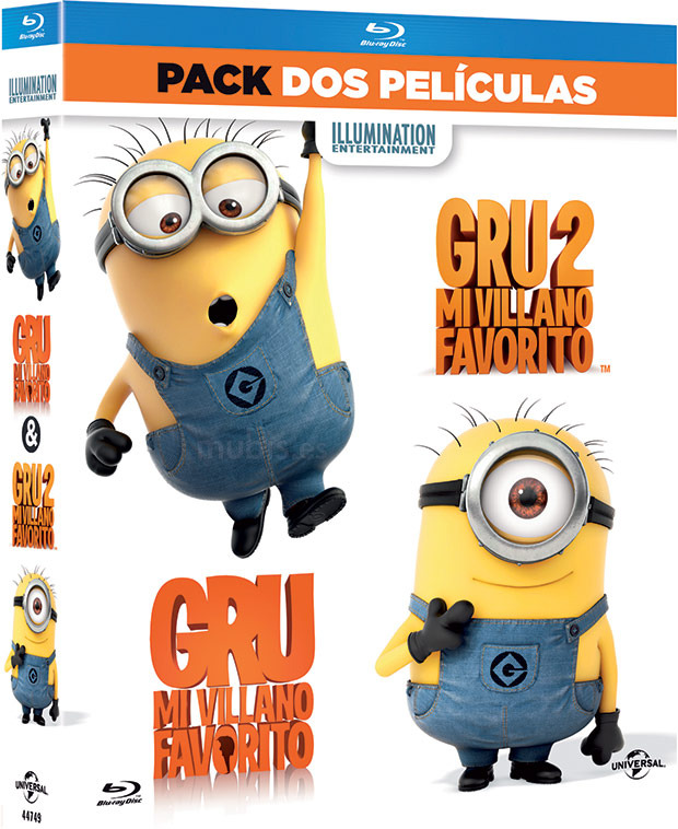 Pack Gru, Mi Villano Favorito + Gru 2: Mi Villano Favorito Blu-ray