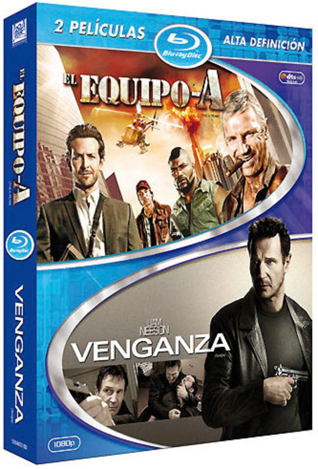 carátula Pack El Equipo A + Venganza Blu-ray 0