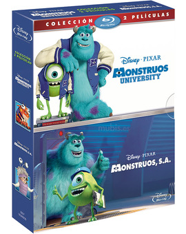 Pack Monstruos S.A. + Monstruos University Blu-ray