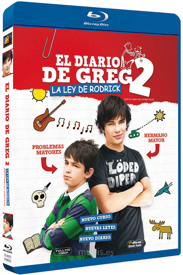 El Diario de Greg 2. La ley de Rodrick - Edición Sencilla Blu-ray