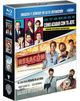 Pack Cómo Acabar con tu Jefe + Resacón en las Vegas + Salidos de Cuentas Blu-ray