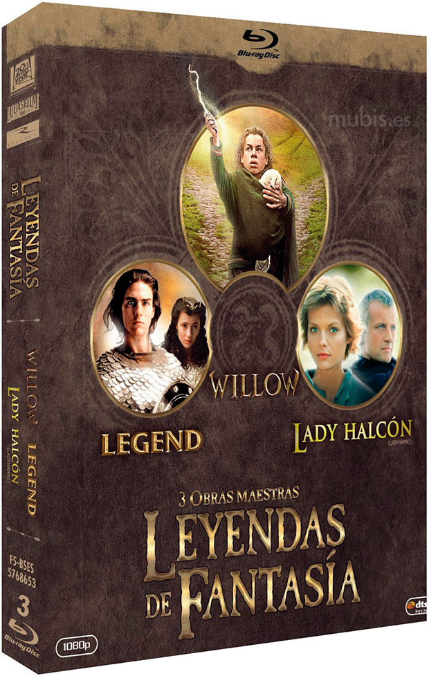 carátula Pack Leyendas de Fantasia Blu-ray 1