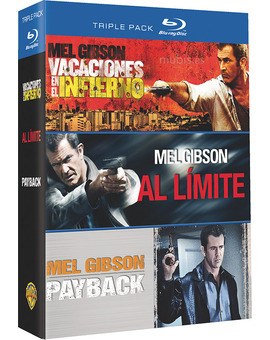 Pack Mel Gibson: Vacaciones en el Infierno + Al Límite + Payback Blu-ray