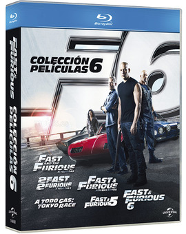 Colección Fast & Furious 1 a 6 Blu-ray