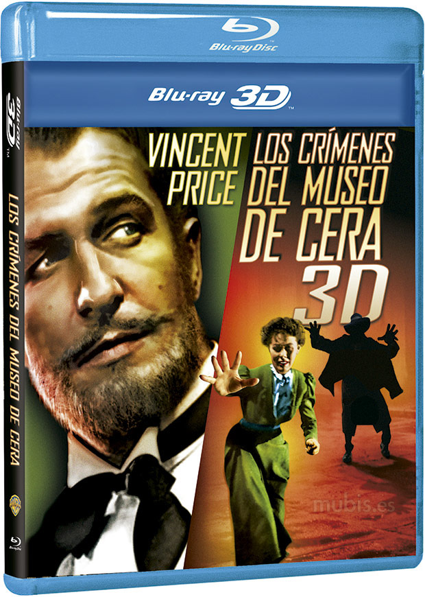 carátula Los Crímenes del Museo de Cera Blu-ray+Blu-ray 3D 1